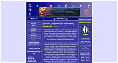 Desktop Screenshot of dhz.driencany.sk