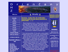 Tablet Screenshot of dhz.driencany.sk